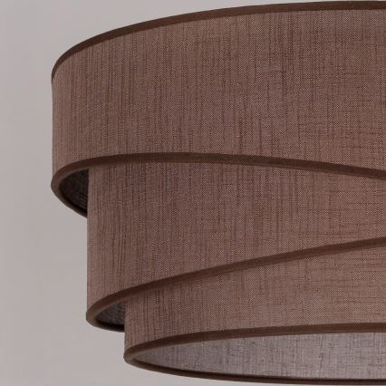 Brilagi - ARROW Flush-Mount Ceiling Light 1xE27/60W/230V Ø 45 cm Brown