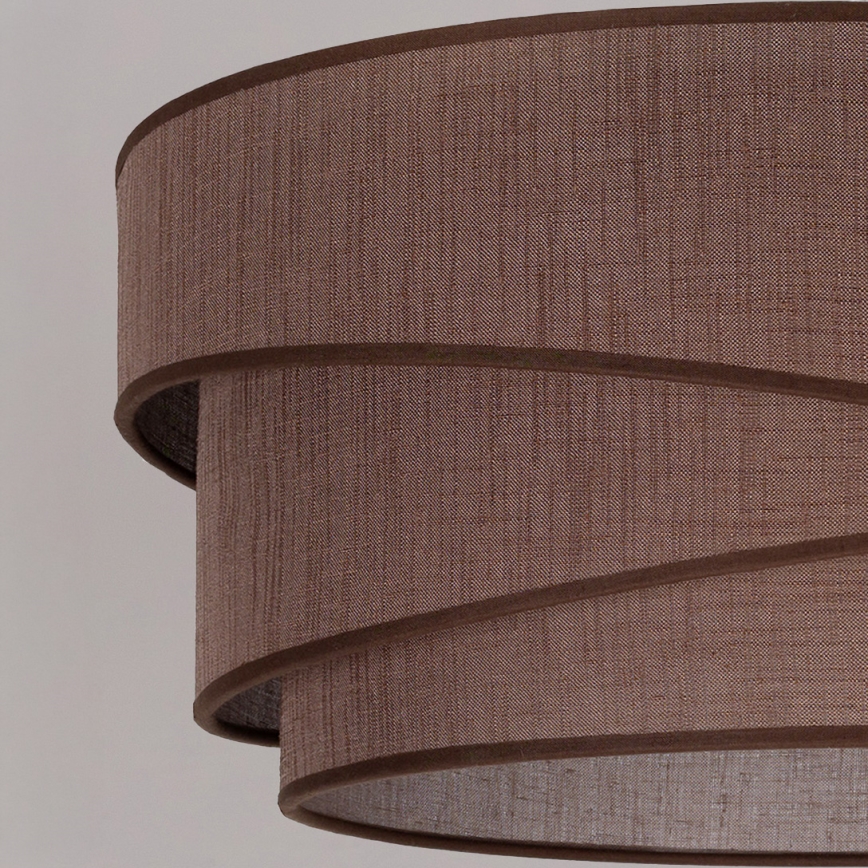 Brilagi - ARROW Flush-Mount Ceiling Light 1xE27/60W/230V Ø 45 cm Brown