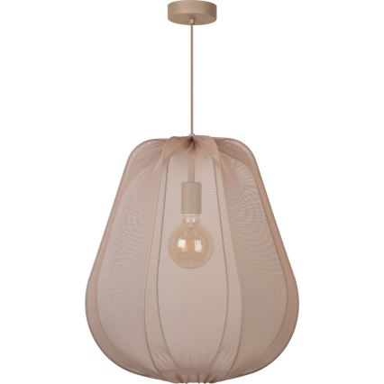 Brilagi - ARVEN LED pendant lamp on cable 1xE27/8W/230V, diameter 37 cm, beige