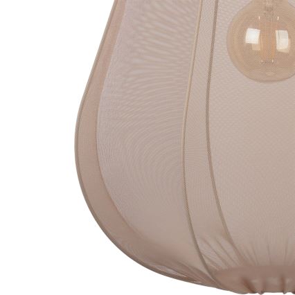 Brilagi - ARVEN LED pendant lamp on cable 1xE27/8W/230V, diameter 37 cm, beige