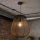 Brilagi - ARVEN LED pendant lamp on cable, 1xE27/8W/230V, Ø 37 cm, black