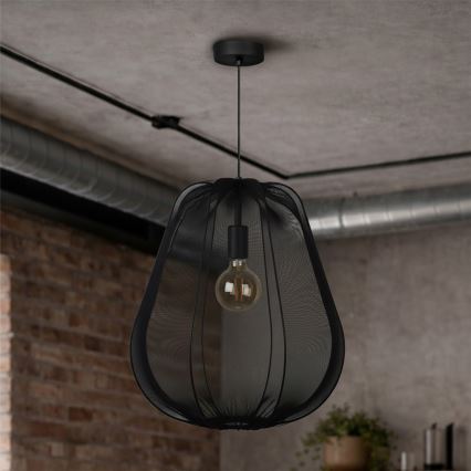 Brilagi - ARVEN LED pendant lamp on cable, 1xE27/8W/230V, Ø 37 cm, black