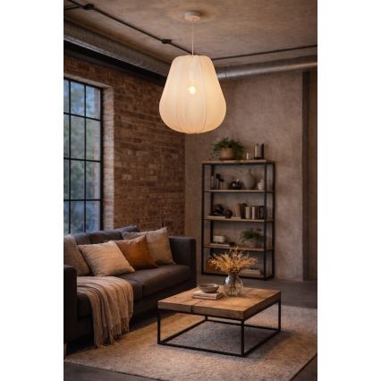 Brilagi - ARVEN LED Pendant on Cable 1xE27/8W/230V Ø 37 cm White