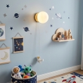BRILAGI - ASTRO Children's Wall Light 1xE14/15W/230V White