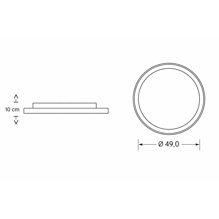 Brilagi - Dimmable LED Kids' Ceiling Light ASTRO 68W/230V 3000-6000K Ø 49 cm + Remote Control