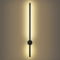 Brilagi - AURA LED 12W Outdoor Wall Light, 230V, 3000K, IP54, 65 cm, Black