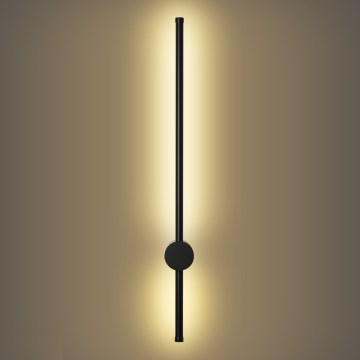 Brilagi - AURA LED 12W Outdoor Wall Light, 230V, 3000K, IP54, 65 cm, Black