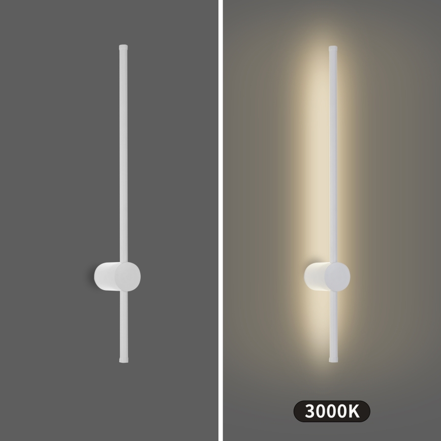 Brilagi - AURA LED Outdoor Wall Light LED/12W/230V 3000K IP54 65 cm White CRI 90