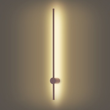 Brilagi - AURA LED Outdoor Wall Light 20W/230V 3000K IP54 97 cm brown CRI 90