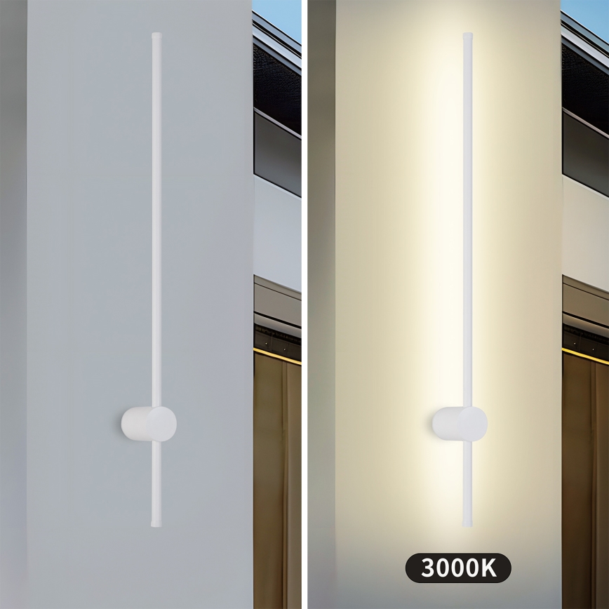 Brilagi - LED Outdoor Wall Light AURA LED/20W/230V 3000K IP54 97 cm White CRI 90