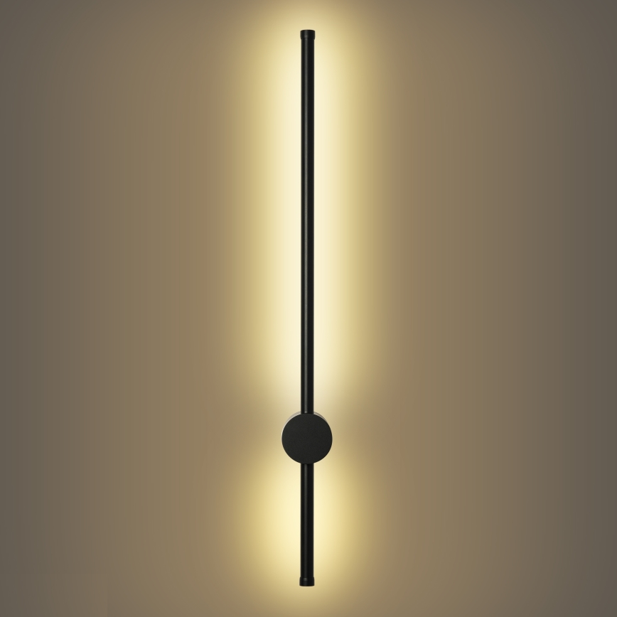 Brilagi - AURA LED Outdoor Wall Light LED/12W/230V 3000K IP54 65 cm Black CRI 90
