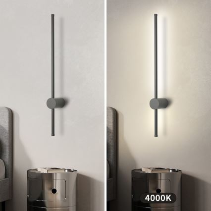 Brilagi - AURA LED Outdoor Wall Light LED/12W/230V 4000K IP54 65 cm Anthracite