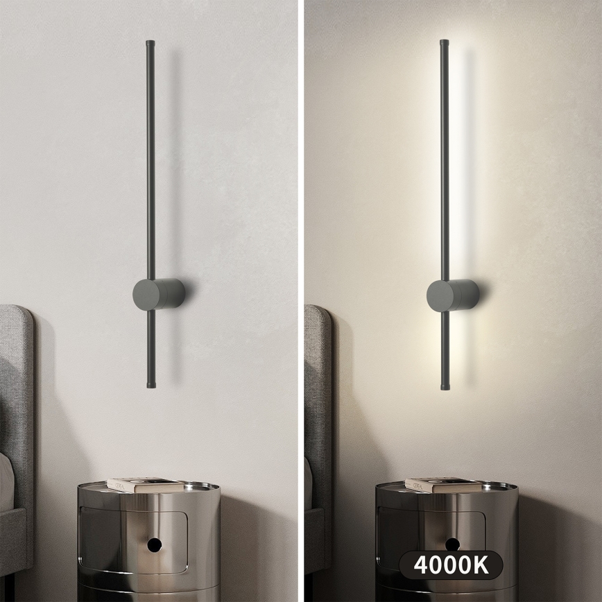 Brilagi - AURA LED Outdoor Wall Light LED/12W/230V 4000K IP54 65 cm Anthracite