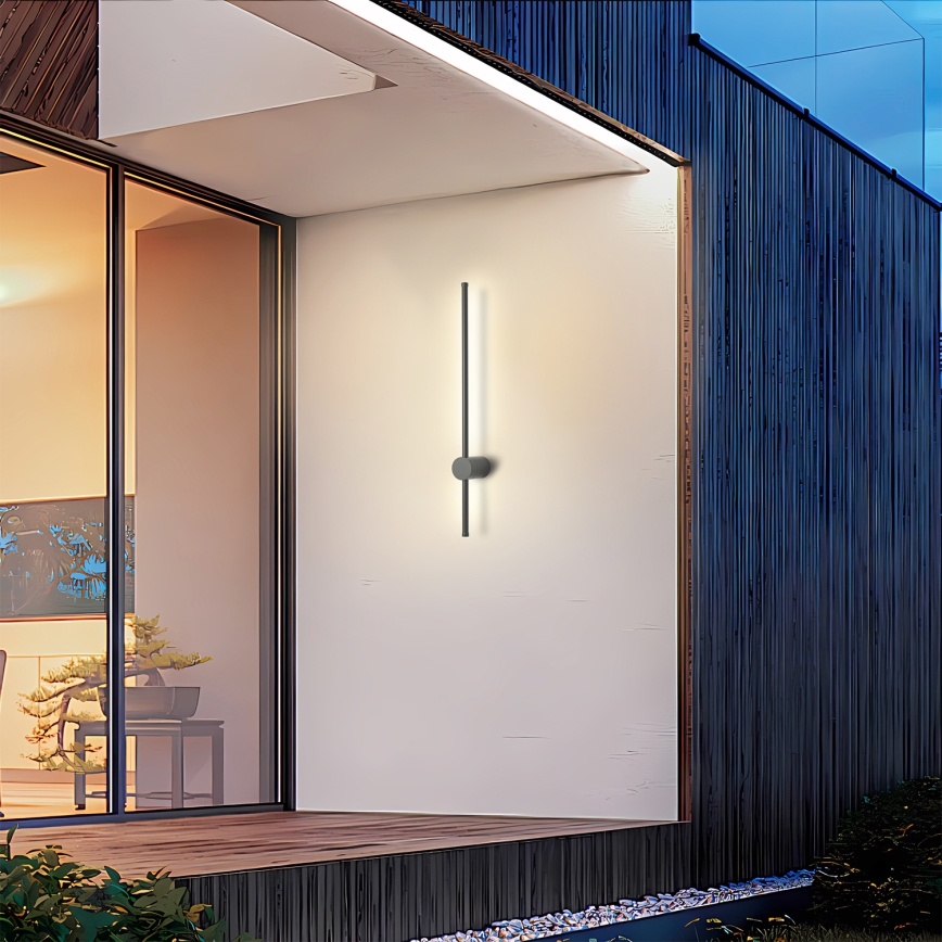 Brilagi - AURA LED Outdoor Wall Light LED/12W/230V 4000K IP54 65 cm Anthracite