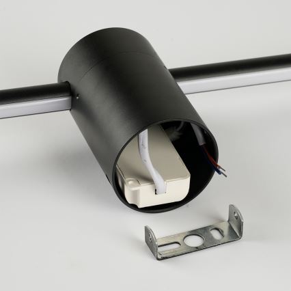 Brilagi - LED Outdoor Wall Light AURA LED/12W/230V 4000K IP54 65 cm Black