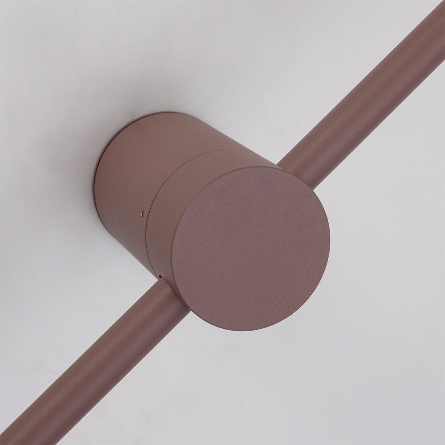 Brilagi - AURA LED Outdoor Wall Light 20W/230V 3000K IP54 97 cm brown CRI 90