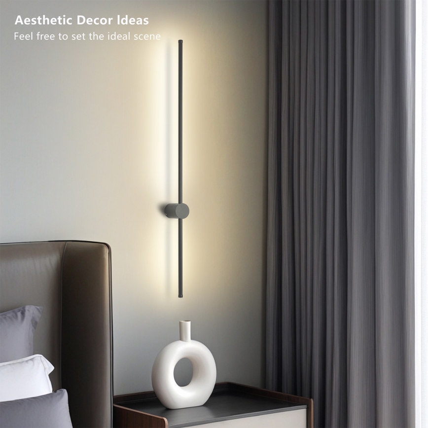 Brilagi - AURA LED Outdoor Wall Light LED/20W/230V 3000K IP54 97 cm Anthracite