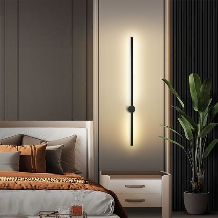 Brilagi - AURA LED Outdoor Wall Light LED/20W/230V 3000K IP54 97 cm Anthracite