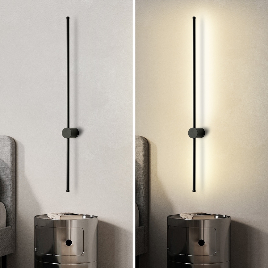 Brilagi - LED Outdoor Wall Light AURA LED/20W/230V 4000K IP54 97 cm Black