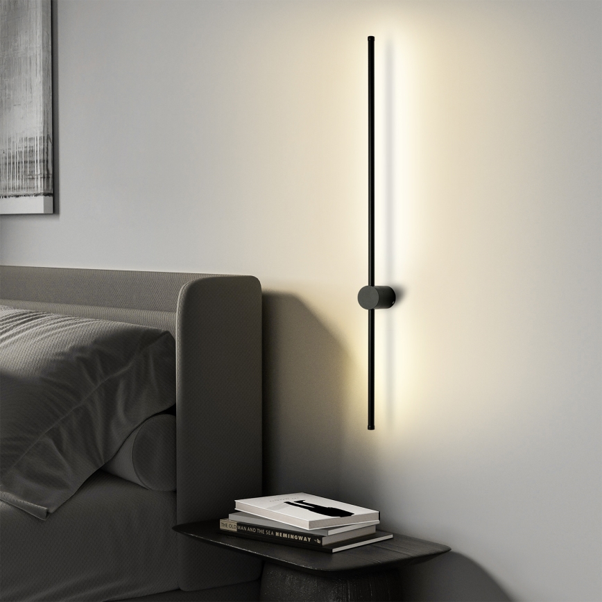 Brilagi - LED Outdoor Wall Light AURA LED/20W/230V 4000K IP54 97 cm Black