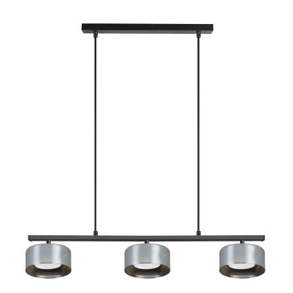 Brilagi - AURA LUX Cable Pendant 3xGX53/30W/230V Black/Smoked