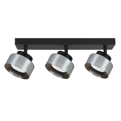 Brilagi - AURA LUX Spotlight 3xGX53/30W/230V Black/Smoked