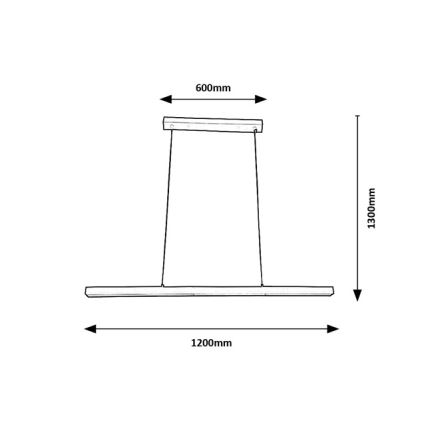 Brilagi - AXIS Cable-Suspended LED Pendant Light, 30W, 230V, 120 cm, White