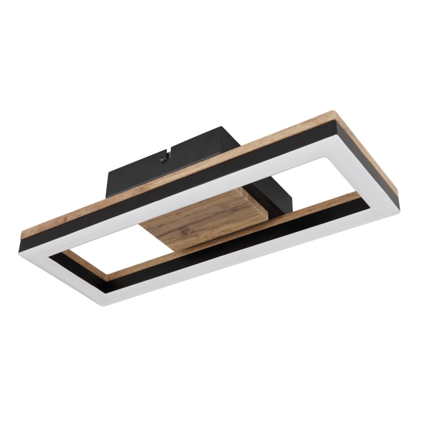 Brilagi - LED Dimmable Ceiling Light VELVET SQUARE LED/24W/230V 43x43 cm 3000/4000/6500K + Remote Control Pink