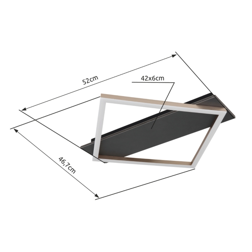 Brilagi - AXIS LED Ceiling Light LED/18W/230V