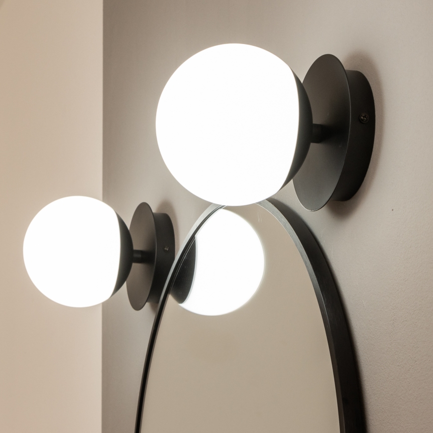 Brilagi - BALL LED Bathroom Wall Light LED/6W/230V 3000/4000/6500K IP44 Black