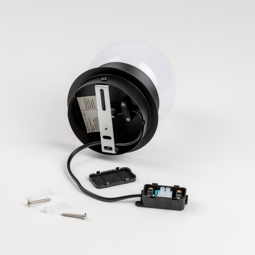 Brilagi - BALL LED Bathroom Wall Light LED/6W/230V 3000/4000/6500K IP44 Black