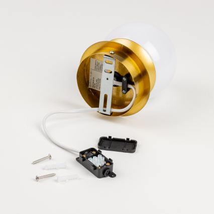 Brilagi - LED Bathroom Wall Light BALL LED/6W/230V 3000/4000/6500K IP44 Gold