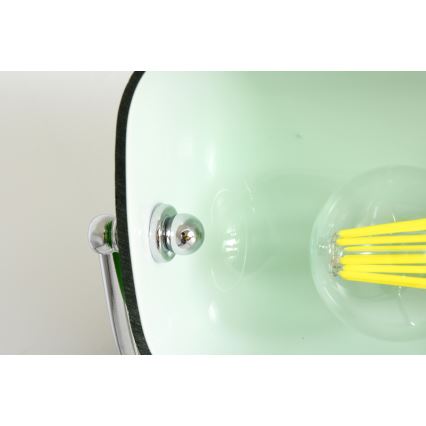 Brilagi - BANK OFFICE Desk Lamp 1xE27/60W/230V Black/Silver/Green