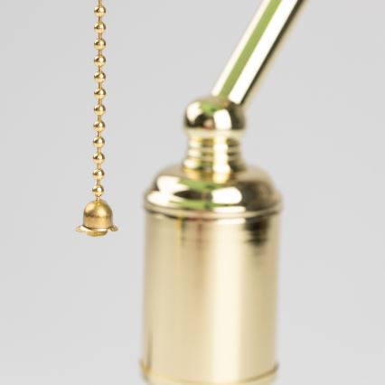 Brilagi - BANK OFFICE Desk Lamp 1xE27/60W/230V Gold/Green