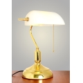 Brilagi - BANK OFFICE Table Lamp 1xE27/60W/230V gold/white