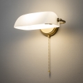 Brilagi - BANK OFFICE Wall Lamp 1xE27/60W/230V Brass/White
