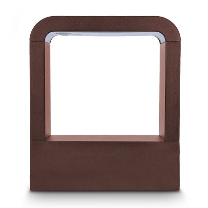 Brilagi - BARI LED Outdoor Wall Light LED/7W/230V 3000/4000/6000K Brown IP54