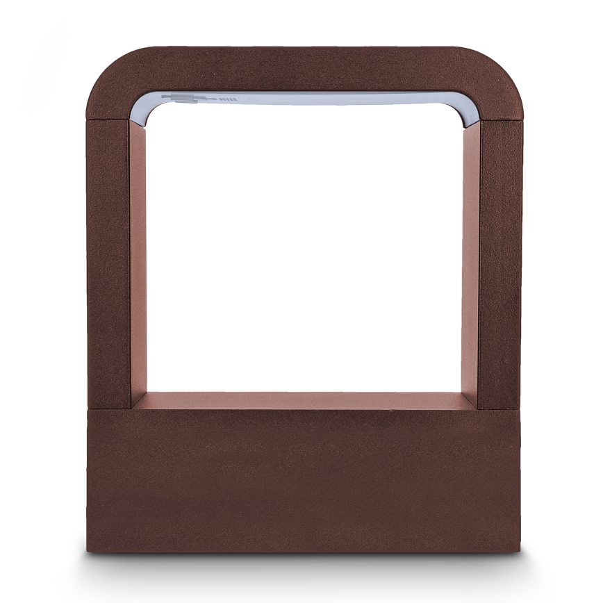 Brilagi - BARI LED Outdoor Wall Light LED/7W/230V 3000/4000/6000K Brown IP54