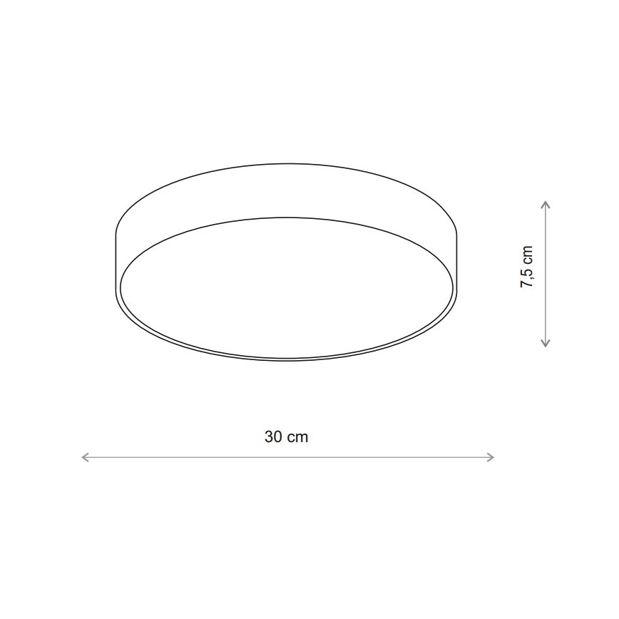 Brilagi - Bathroom ceiling light CLARE 2xE27/24W/230V d. 30 cm IP54 beige