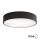 Brilagi - Bathroom ceiling light CLARE 3xE27/24W/230V d. 40 cm black IP54