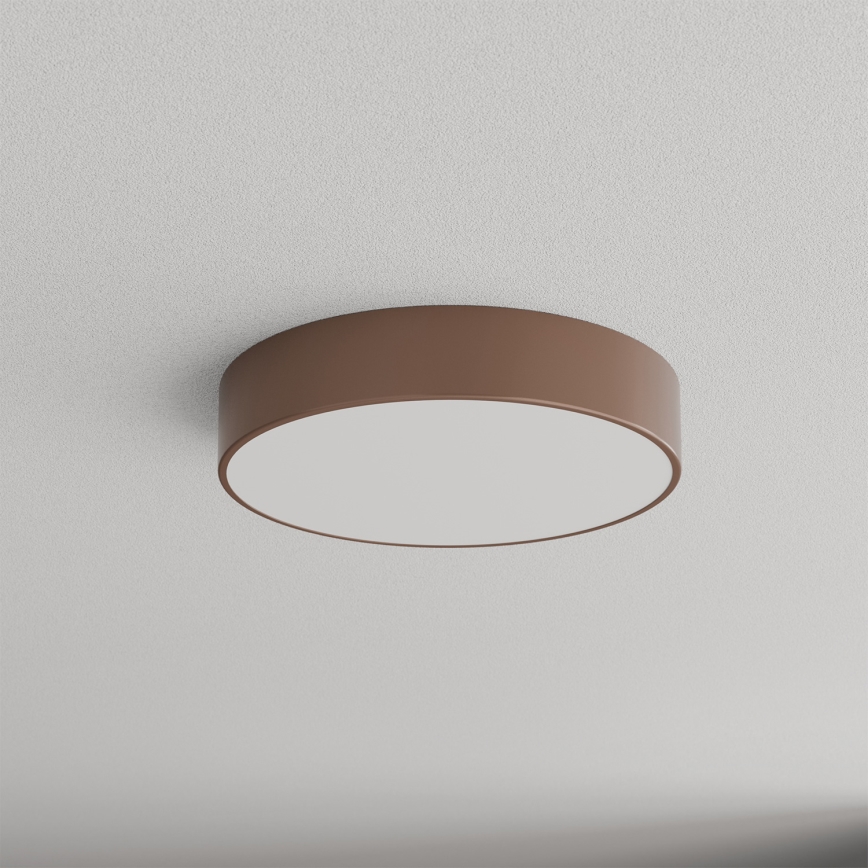 Brilagi - Bathroom ceiling light CLARE 3xE27/24W/230V Ø 40 cm IP54 brown