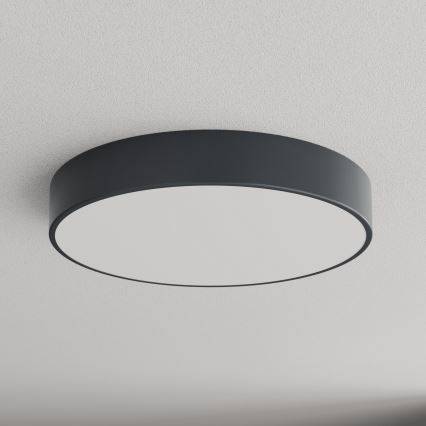 BRILAGI - CLARE Bathroom ceiling light 4xE27/24W/230V Ø 50 cm anthracite IP54