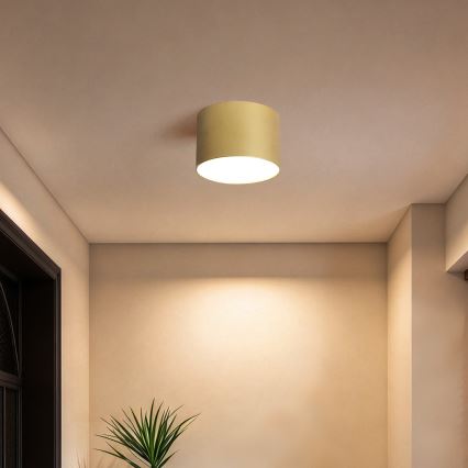 BRILAGI - Bathroom ceiling light FORIS LED/9W/230V Ø 9 cm gold IP44 CRI 90