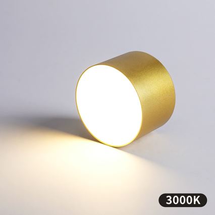 BRILAGI - Bathroom ceiling light FORIS LED/9W/230V Ø 9 cm gold IP44 CRI 90