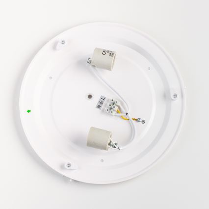 Brilagi - Bathroom ceiling light POOL 2xE27/15W/230V Ø 30 cm IP54 black