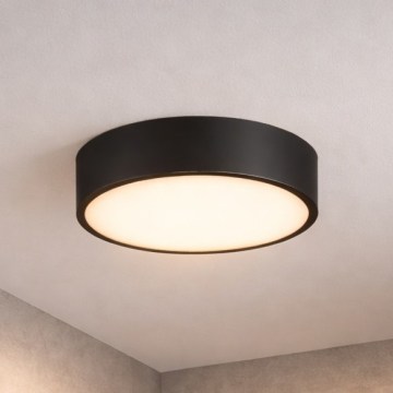 Brilagi - Bathroom ceiling light POOL 4xE27/15W/230V Ø 50 cm IP54 Black