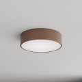 Brilagi - Bathroom ceiling light with motion and dusk sensor CLARE 2xE27/24W/230V dia. 30 cm brown IP54