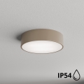 BRILAGI - Bathroom ceiling light with sensor CLARE 2xE27/24W/230V Ø 30 cm IP54 beige