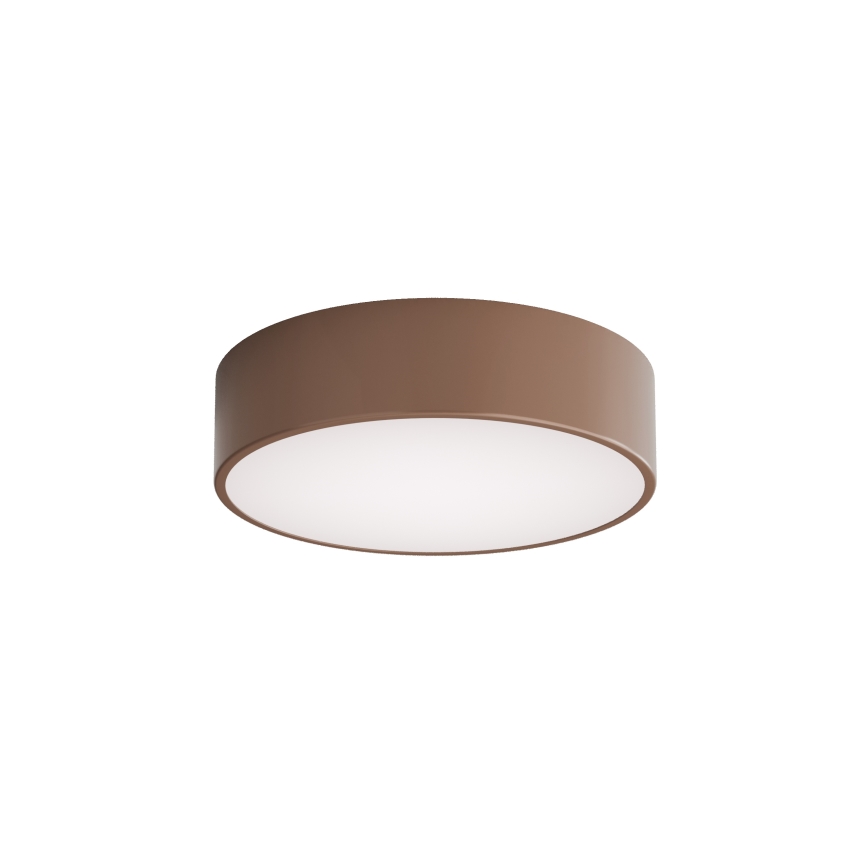 BRILAGI - Bathroom ceiling light with motion and dusk sensor CLARE 2xE27/24W/230V dia. 30 cm brown IP54