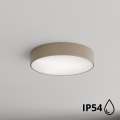 BRILAGI - Bathroom ceiling light with sensor CLARE 3xE27/72W/230V d. 40 cm IP54 beige